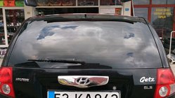 Hyundai Getz 2002– Uzlika virs numura zīmes (2002-2006, nerūs. tērauds) foto 1