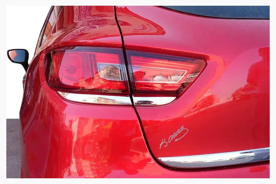 Renault Clio IV 2012–2019 Aizmugurējo lukturu uzlikas (2 gab., nerūsējošais tērauds) Image