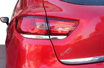 Renault Clio IV 2012–2019 Aizmugurējo lukturu uzlikas (2 gab., nerūsējošais tērauds) foto 1