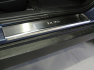 Hyundai IX-35 2010–2015 Sliekšņu uzlikas Nataniko (4 gab., nerūsējošais tērauds) Premium - 3M līmlente, 0,8 mm foto 1