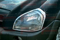 Hyundai Tucson JM 2004– Hromētas priekšējo lukturu uzlikas (2 gab., plastmasa) foto 1