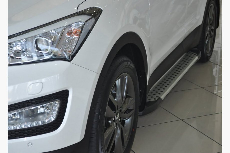 Hyundai Santa Fe 3 2012–2018 Sānu pakāpieni Allmond Grey (2 gab., alumīnija) Image