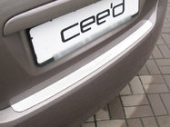 Kia Ceed 2007–2012 Nataniko aizmugurējā bampera uzlika (HB, nerūsējošais tērauds) foto 1