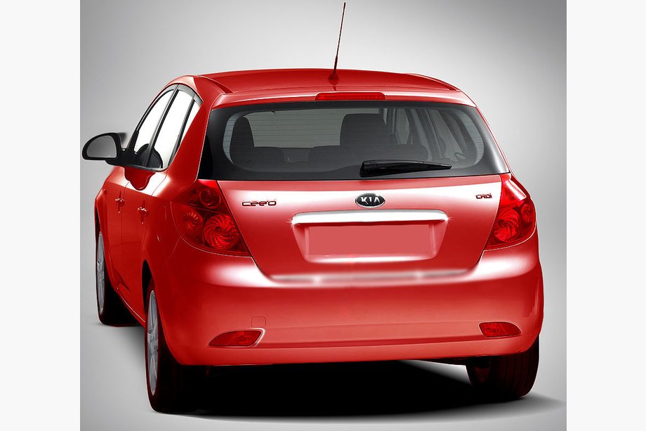 Kia Ceed 2007–2012 Līste virs numura zīmes (HB, nerūsējošais tērauds) Image
