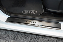 Kia Ceed 2012–2018 Sliekšņu uzlikas Nataniko (4 gab., nerūsējošais tērauds) foto 1