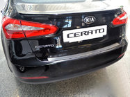 Kia Cerato 3 2013–2018 Natanika aizmugurējā bufera aizsarguzlika (nerūsējošais tērauds) foto 1