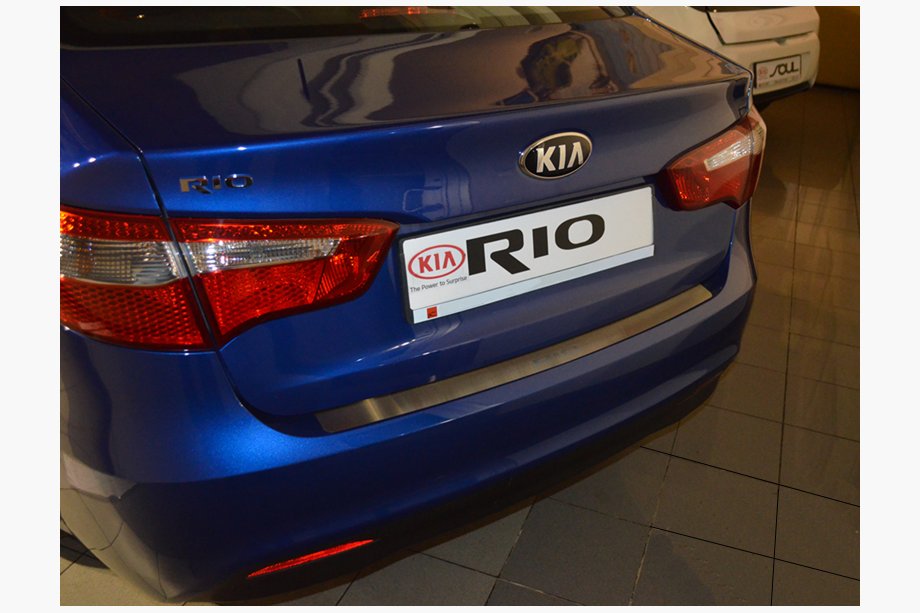 Kia Rio 2012–2017 Aizmugurējā bampera uzlika Nataniko (nerūsējošais tērauds) Image