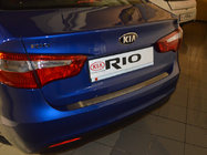 Kia Rio 2012–2017 Aizmugurējā bampera uzlika Nataniko (nerūsējošais tērauds) foto 1