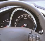 Kia Rio 2012–2017 Spidometra apmale (nerūsējošais tērauds) foto 2