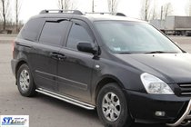 Kia Carnival 2002–2013 Sānu pakāpieni KB001 (nerūsējošais tērauds) foto 2