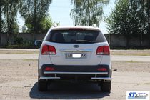 Kia Sorento II XM 2009–2014 Aizmugurējā aizsargstīpa AK003-2 (nerūsējošais tērauds) foto 6