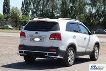 Kia Sorento II XM 2009–2014 Aizmugurējā aizsargstīpa AK003-2 (nerūsējošais tērauds) foto 7
