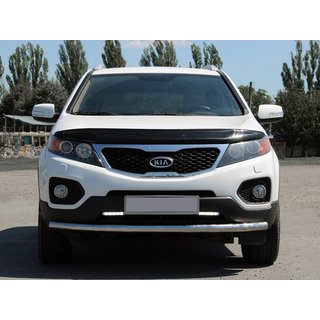 Priekšējais aizsargstienis ST008 (2010-2013, nerūs. tērauds) Kia Sorento II XM 2009–2014 foto 1