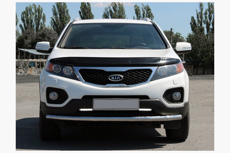 Kia Sorento II XM 2009–2014 Priekšējais aizsargstienis ST008 (2010-2013, nerūs. tērauds) Image