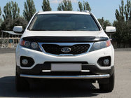 Kia Sorento II XM 2009–2014 Priekšējais aizsargstienis ST008 (2010-2013, nerūs. tērauds) foto 1