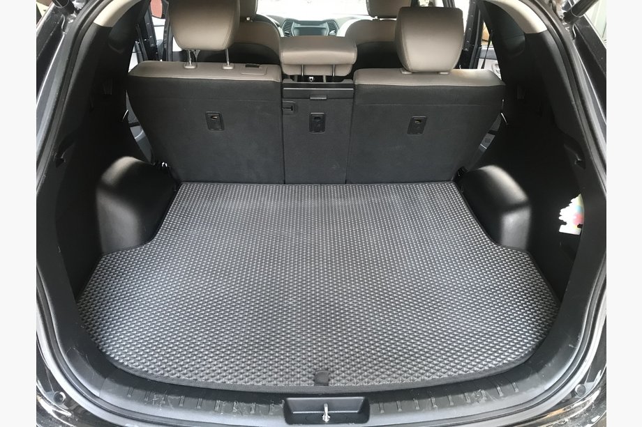 Hyundai Santa Fe 3 2012–2018 Bagāžnieka paklājiņš (EVA, melns) (5 vietas) Image