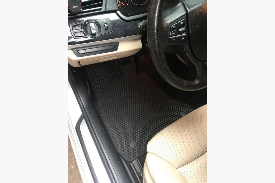 BMW 7. sērija F01/F02 2008–2015 EVA salona paklājiņi (F02, melni) Image