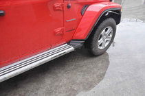 Jeep Wrangler 2007–2017 Sānu pakāpieni Silver (2 gab.) foto 3