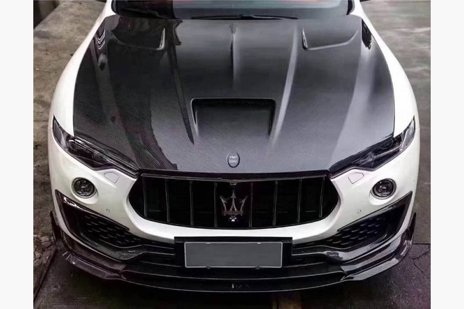 Maserati Levante 2016– Motora pārsegs Mansoru (īsta oglekļa šķiedra) Image