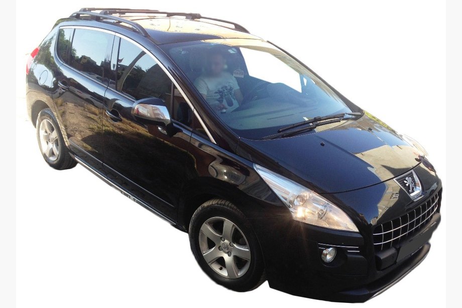 Peugeot 3008 2008–2016 Jumta reliņi Skyport Black Image