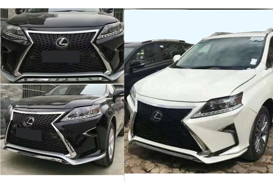 Lexus RX 2009–2015 Priekšējais bampera lūpas spoilers (uzlabojumam) Image