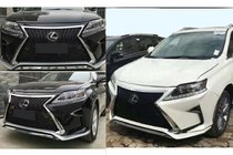 Lexus RX 2009–2015 Priekšējais bampera lūpas spoilers (uzlabojumam) foto 1