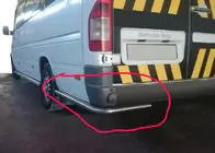Volkswagen LT 1995–2006 AK-SO aizmugurējie stūru uzgaļi (nerūsējošais tērauds) foto 1