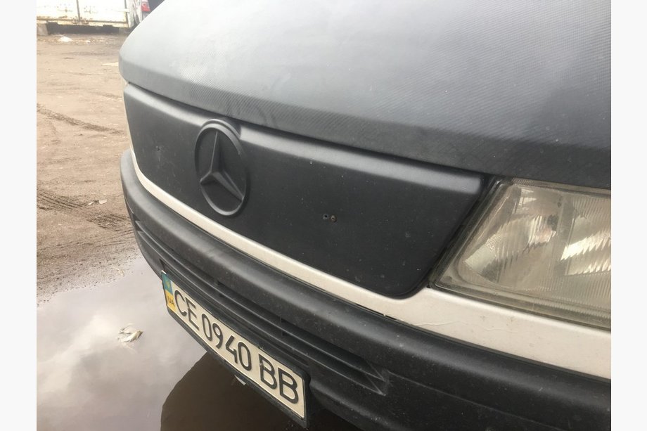 Mercedes Sprinter W901/902/903/904/905 1995–2006 Ziemas radiatora restes aizsegs 1995-2000, glancēta Foto 2