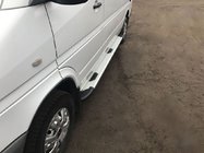 Mercedes Sprinter W901/902/903/904/905 1995–2006 Sānu pakāpieni Bosphorus OLD Grey (2 gab., alumīnijs) foto 1