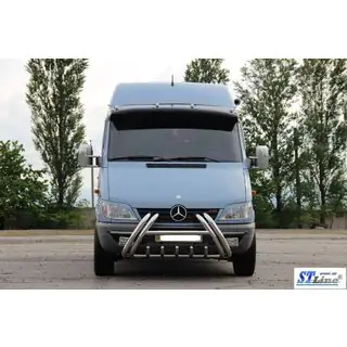 Kenguru stienis Kelebek WT011 (nerūsējošais tērauds) Mercedes Sprinter W901/902/903/904/905 1995–2006 foto 2