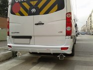 Mercedes Sprinter W906 2006–2018 Aizmugurējā bufera uzlika V1 (krāsošanai) foto 1
