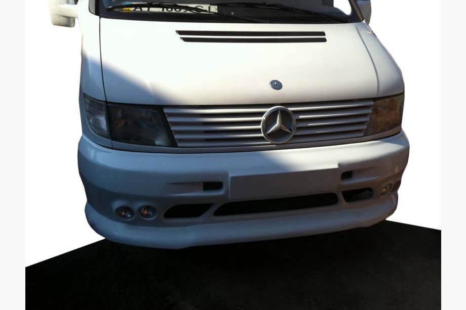 Mercedes Vito W638 1996–2003 Priekšējā bampera uzlika 4 miglas lukturiem (krāsošanai) Image