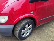 Mercedes Vito W638 1996–2003 Priekšējo riteņu arku uzlikas (krāsojamas) foto 1