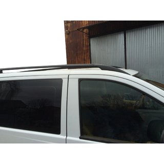 Jumta reliņi melni CAN Original dizains (metāla kājām) Mercedes Viano 2004–2014 foto 1