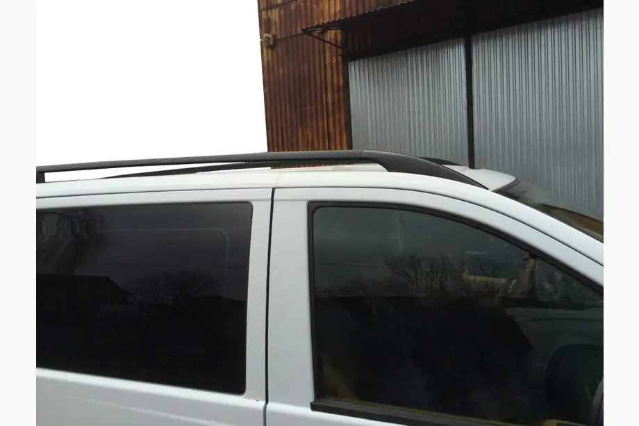Mercedes Vito W639 2004–2014 Jumta reliņi melni CAN Original dizains (metāla kājām) Image
