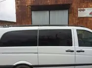 Mercedes Vito W639 2004–2014 Jumta reliņi melni CAN Original dizains (metāla kājām) foto 4