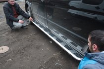 Mercedes Vito W639 2004–2014 Sānu sliekšņi Vison (2 gab., alumīnijs / nerūsējošais tērauds) foto 6