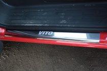 Mercedes Vito W639 2004–2014 Sliekšņu uzlikas Laser-style (2 gab., tērauds) foto 3