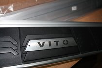 Mercedes Vito W638 1996–2003 Sānu pakāpieni RedLine Black (2 gab., alumīnijs) foto 2