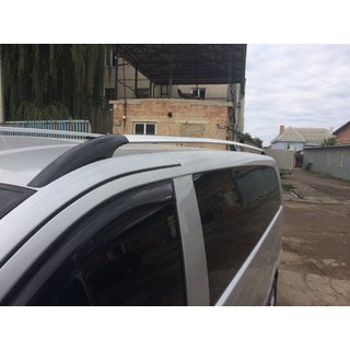 Hromēti jumta reliņi CAN, oriģināls dizains (metāla kājas) Mercedes Viano 2004–2014 foto 4