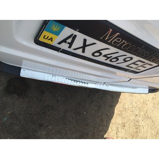 Aizmugurējā bufera uzlika ar ieloci (Carmos V1, nerūsējošais tērauds) Mercedes Vito W639 2004–2014 foto 4