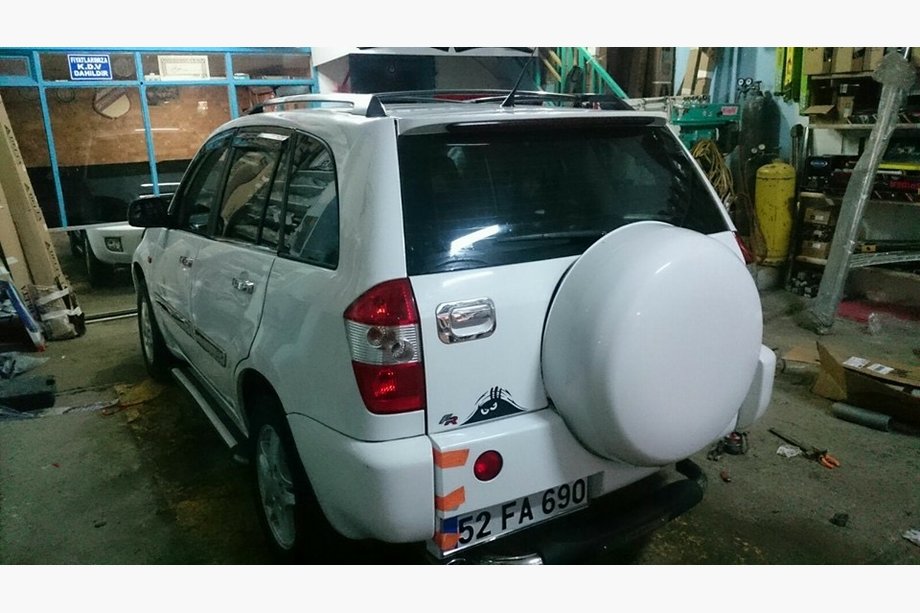 Chery Tiggo 1 2005–2016 Aizmugurējā roktura uzlika (nerūsējošais tērauds) Foto 2