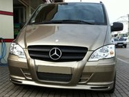 Mercedes Vito W639 2004–2014 Priekšējā bufera lūpa (krāsošanai) foto 1