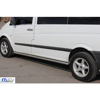 Sānu trubas BB001 (2 gab., nerūsējošais tērauds) Mercedes Viano 2004–2014 foto 2