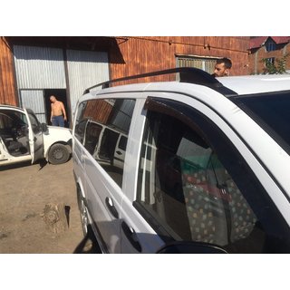 Melni jumta reliņi Skyport (pilnmetāla) Mercedes Viano 2004–2014 foto 3