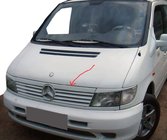 Mercedes Vito W638 1996–2003 Restes dekoratīvā līste (plastmasa) Melns spīdīgs (ABS) foto 1