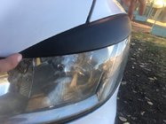 Mercedes Vito W639 2004–2014 Taisnās lukturu uzacis (2004-2010, 2 gab., plastmasa) Spīdīgs foto 7