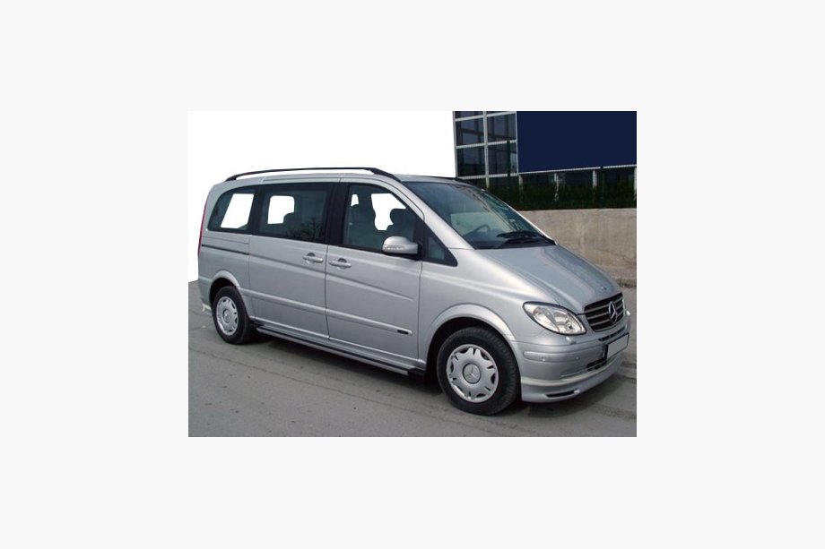 Mercedes Viano 2004–2014 Priekšējā bampera uzlika Brabos Style (krāsošanai) Image