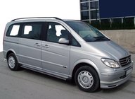 Mercedes Viano 2004–2014 Priekšējā bampera uzlika Brabos Style (krāsošanai) foto 1