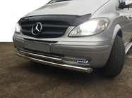 Mercedes Viano 2004–2014 Priekšējais aizsargstienis ST014 (nerūsējošais tērauds) 60/42 mm foto 5